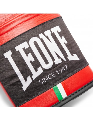Boxe da professionista: Leone Shock Plus in rosso - allacciata
