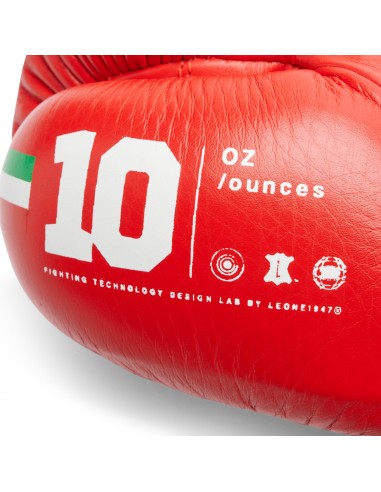 Boxing like a pro: Leone Shock Plus in red - laced