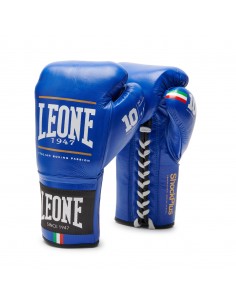 Boxer comme un pro : Leone Shock Plus en bleu - ficelé