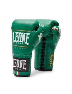 Leone Shock Plus Vert – Gants de boxe pro | Vikingstore