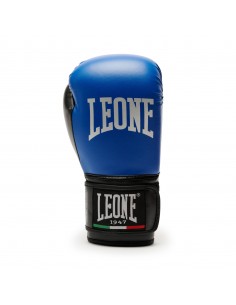 Boxing gloves for beginners: Leone Thunder in blue 2