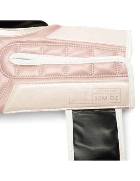 Guanti da boxe alla moda: Leone Iconic in colore perlato