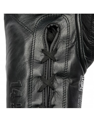 The Greatest Gants de boxe en noir : fermeture à lacets