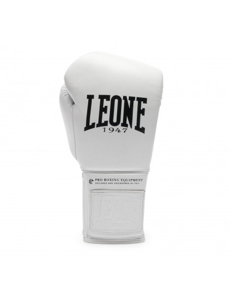 Leone The Greatest GN111L White – Lace-Up Boxing Gloves
