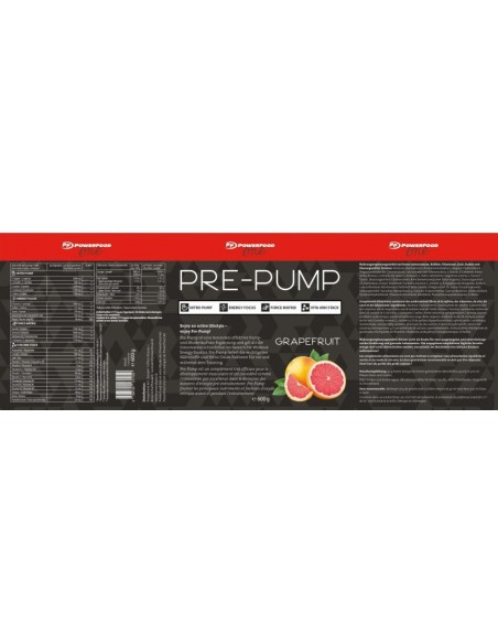 Maximise ta pompe avec PowerFood One's Pre-Pump Booster