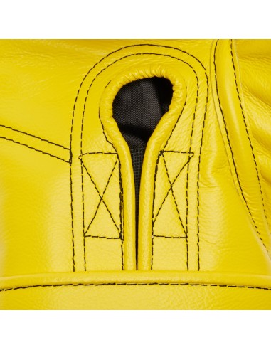 Leone Sport Gants de boxe dorés faits main en cuir de vache