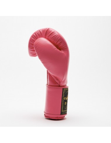 Leone Sport Handgemachte goldene Boxhandschuhe aus Rindsleder