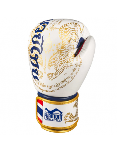 Phantom Boxhandschuhe Muay Thai Weiss/Gold