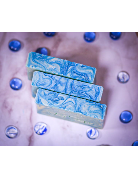 Savon au lait de chèvre - Savon artisanal Cristal de glace - Acheter Vivisoaps
