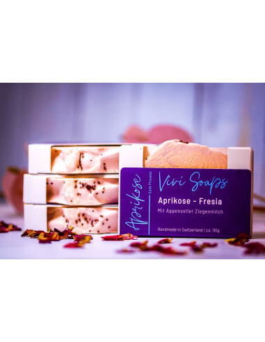 Sapone al latte di capra - compra online il sapone artigianale Apricot Fresia