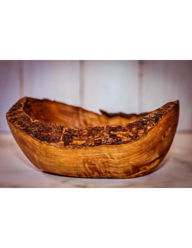 Porte-savon rustique en bois d'olivier : Unique & Robuste