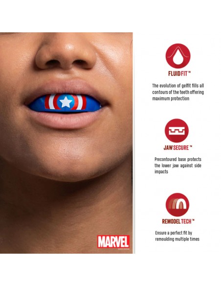 Safejawz Captain America Mundschutz