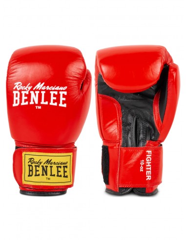 Benlee Boxhandschuhe Fighter Leder Rot