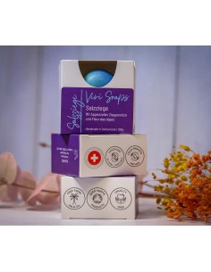 Sapone di sale di capra - sapone fatto a mano con latte di capra dell'Appenzello 2