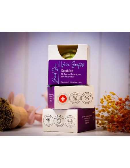 Mineral-rich care: salt soap from the Dead Sea