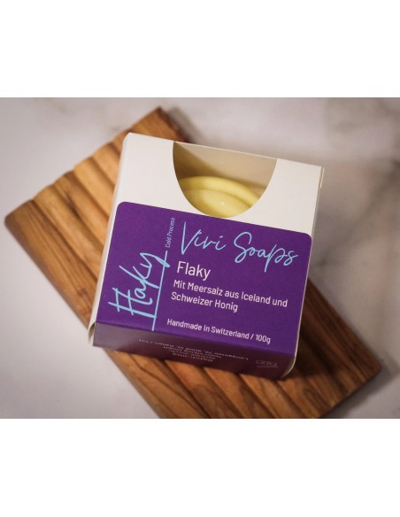 Savon au sel Flaky : soin islandais pour les peaux sensibles