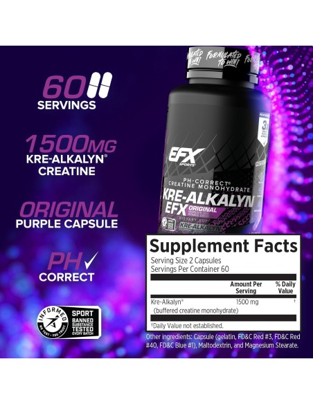 Strength gain guaranteed: Buy EFX Kre-Alkalyn 3000