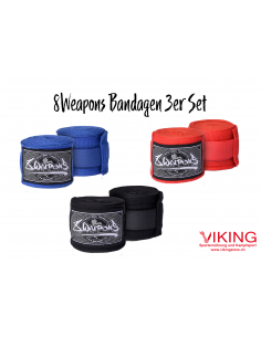 8 Weapons Scopri le bende da boxe lunghe 5m in un set