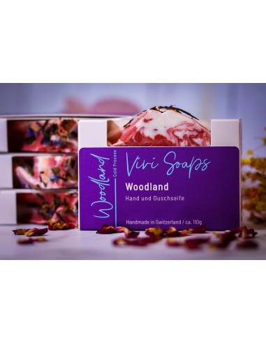Sapone naturale vegano del bosco: coccole con l'argilla rossa