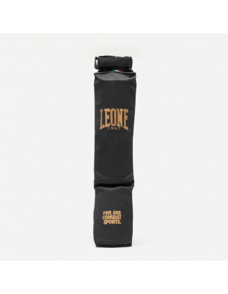Shin guard with foot - Leone1947 Confort for kickboxing and Muay Thai