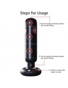 Sacco da boxe gonfiabile: il sacco da boxe in piedi ideale per la casa 2