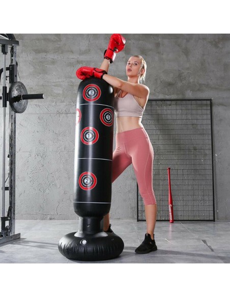Inflatable punching bag: ideal standing punching bag for the home