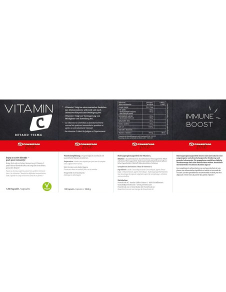 Boost your immune system with PowerFood One Vitamin C!