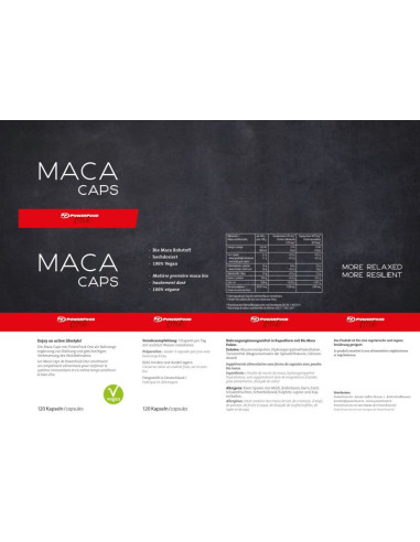 Maca Caps: Your boost for an active life