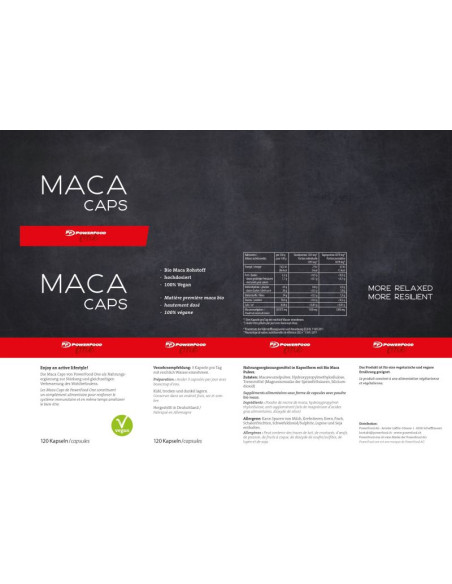 Maca Caps: Your boost for an active life