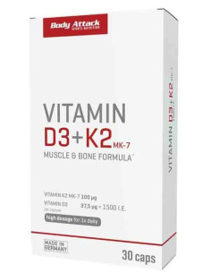 Des muscles et des os forts grâce aux vitamines D3 + K2 - Body Attack