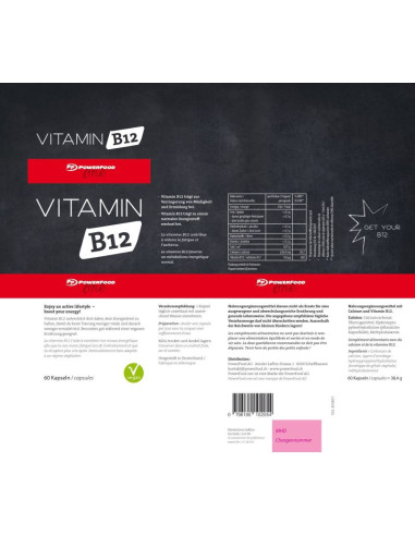 Powerfood One Vitamin B12 60Stk