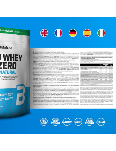 Acquista Bio Tech USA Iso Whey Zero Natural online