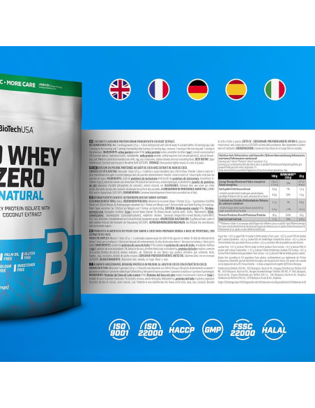 Acquista Bio Tech USA Iso Whey Zero Natural online