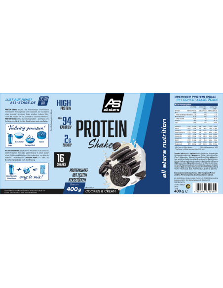 All Stars Protein Shake 400g