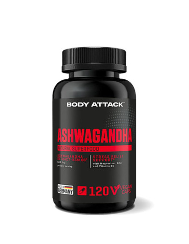 BODY ATTACK Ashwagandha: Stress relief and muscle building