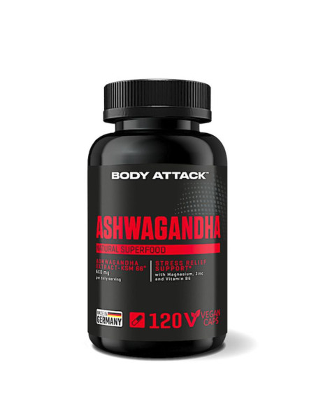 BODY ATTACK Ashwagandha: Stress relief and muscle building