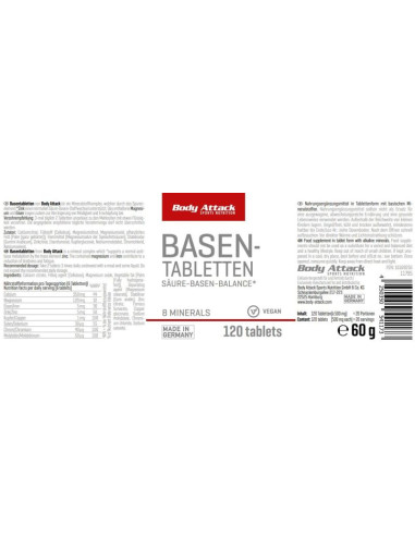 Base tablets: Your protection against muscle acidification