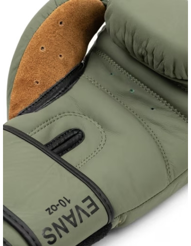 Benlee Evans Boxhandschuhe Kaki Leder