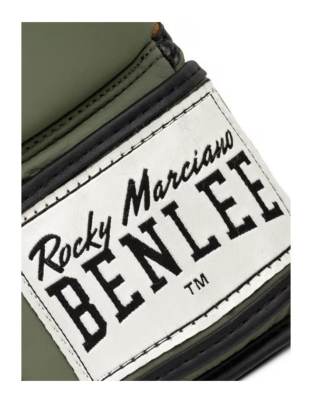 Benlee Evans Boxhandschuhe Kaki Leder