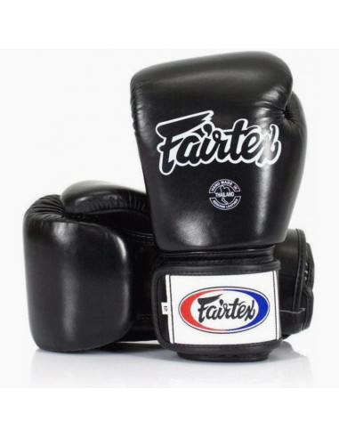 Massima qualità dalla Tailandia: guantoni da boxe Fairtex BGV1 in nero