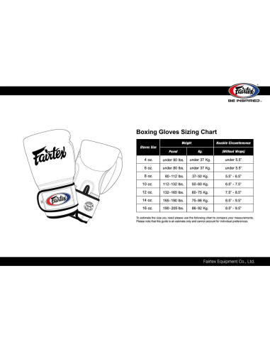 Gants de boxe Fairtex BGV11 : qualité venue de Thaïlande