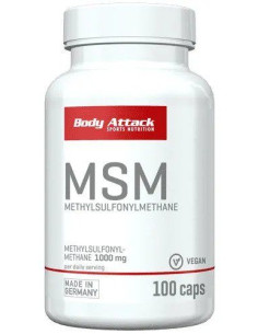 Migliora il tuo equilibrio di zolfo: BODY ATTACK MSM Caps
