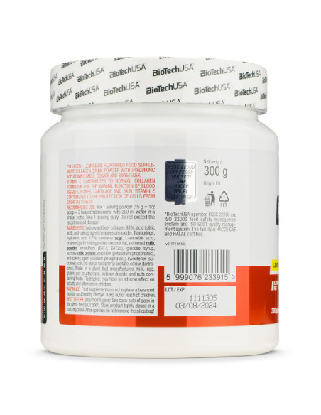 Collagene - Bevanda aromatizzata - Bio Tech USA acquistare nel negozio online svizzero