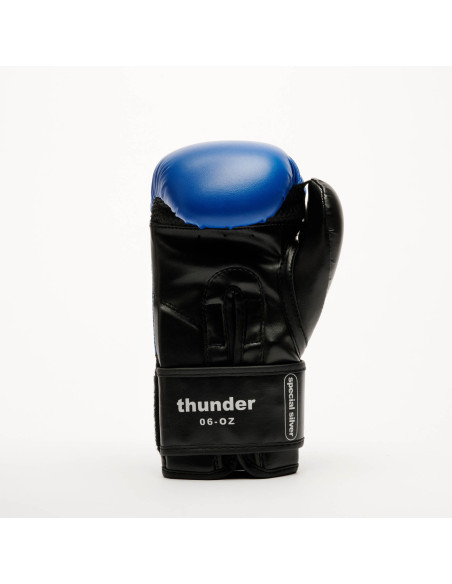 Guantoni da boxe per bambini in blu: Scopri Thunder di Leone