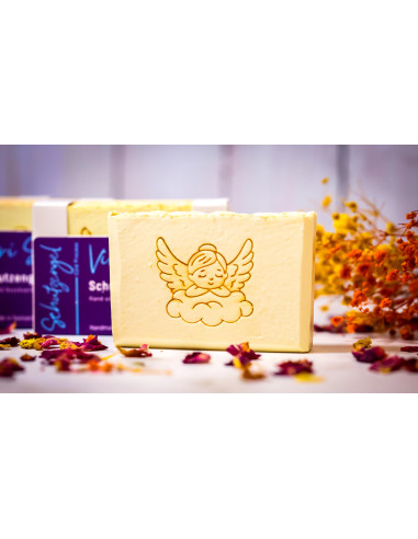 Sapone fatto a mano al profumo di girasole e legno di sandalo