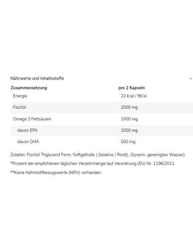 Omega3 Triglycerides - Gods Rage buy in Swiss online shop