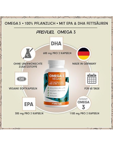 ProFuel Omega-3 Vegan: capsule vegetali di alta qualità