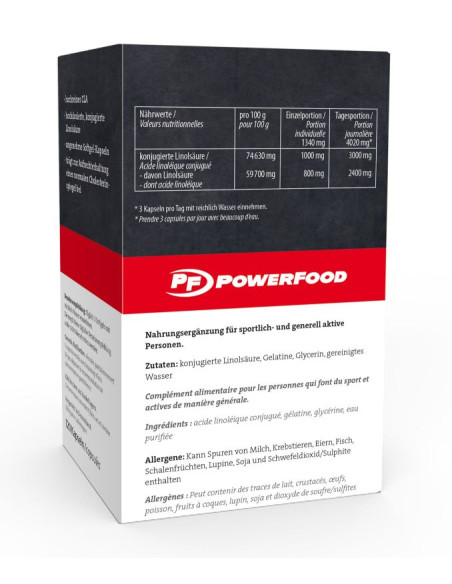 Powerfood One CLA Softgel Caps 120Stk