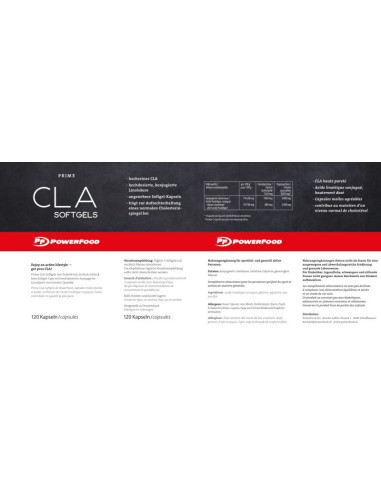 Powerfood One CLA Softgel Caps 120Stk