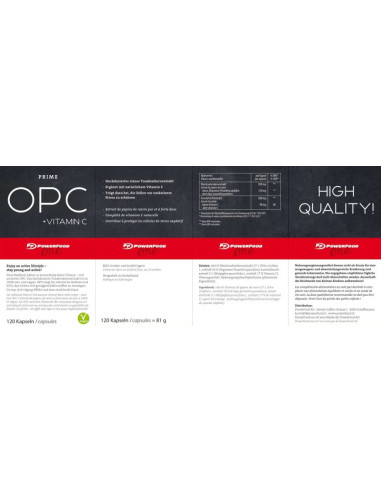 High-dose OPC: Buy pure vegan grape seed extract